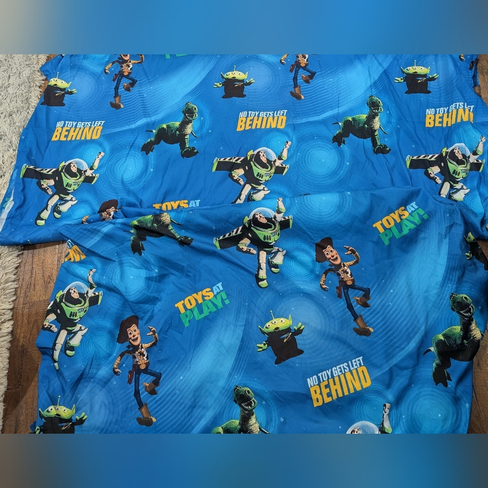 Vintage Toy Story Twin Flat Sheet & fitted sheet set Disney/Pixar